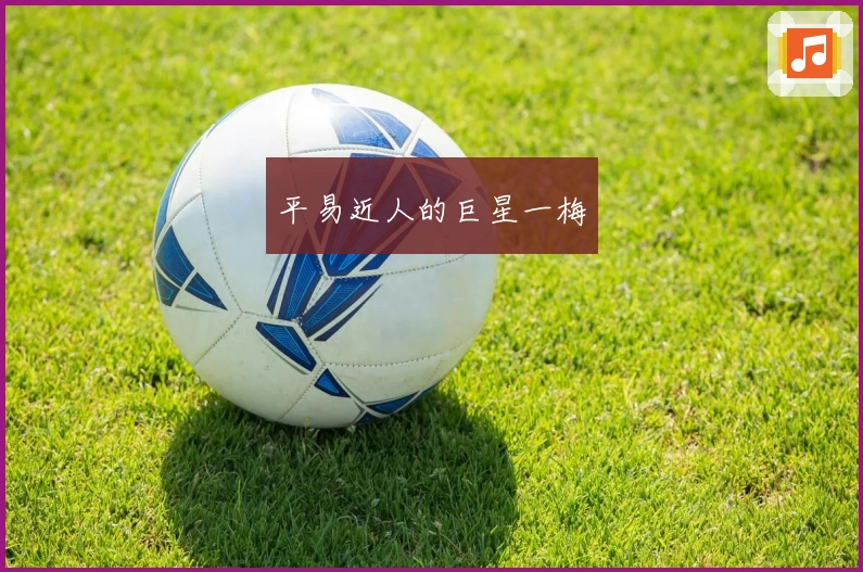 平易近人的巨星一梅